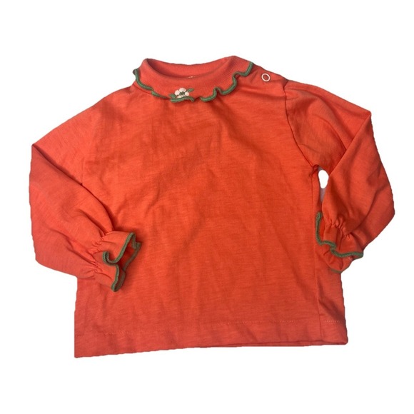 Sears Other - Vtg Sears Toddler Girls Top Shirt Blouse Ruffle Flower Sz M (21-26 Lbs)